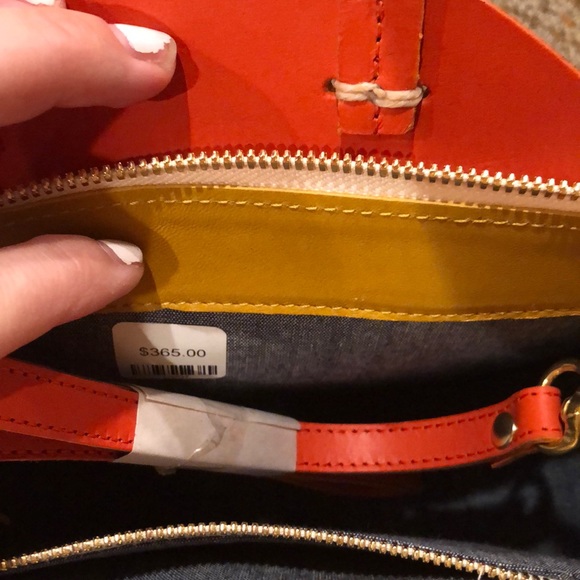 Gorgeous orange BNWT Clare V. Handbag! - Picture 3 of 5